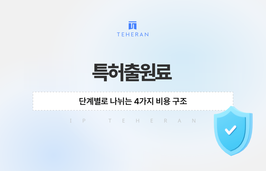 특허출원료, 단계별로 나뉘는 4가지 비용 구조